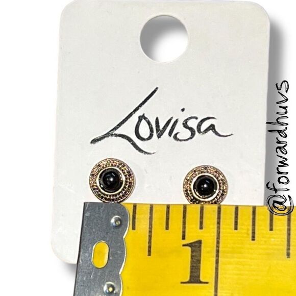 Bundle Sale 3 for $15 | LOVISA Stud Earrings – Black Center Stone - Picture 7 of 8